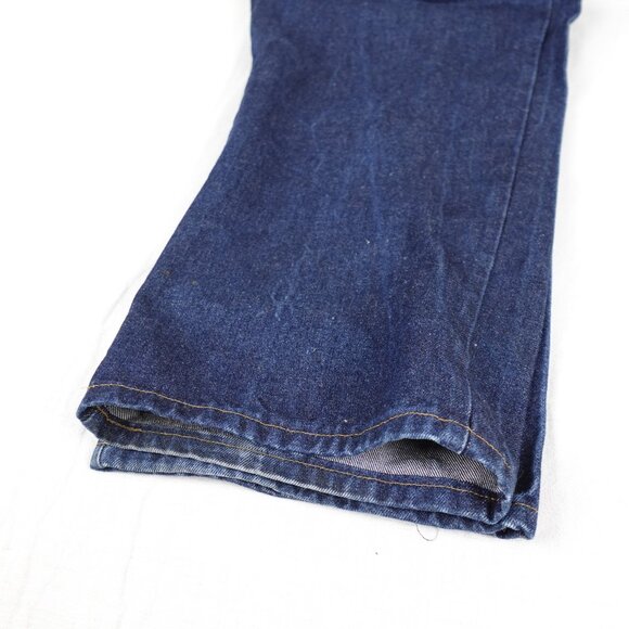 Hammill Heavy Denim Overalls Men's 50R (50x30) 100% Cotton Dark Wash Work Wear - Picture 9 of 13